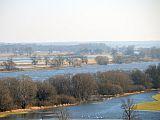 Ausgedehnte Wasserflchen der Elbe  PHB