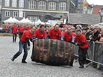 Fassrollen bei den Lneburger Slfmeister-Tagen - Foto: Lneburg Marketing GmbH