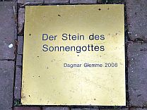 Stein des Sonnengottes Tafel - Foto: PHB Stein des Sonnengottes Tafel - Foto: PHB